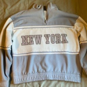 Forever 21, medium purple, zip up crew neck